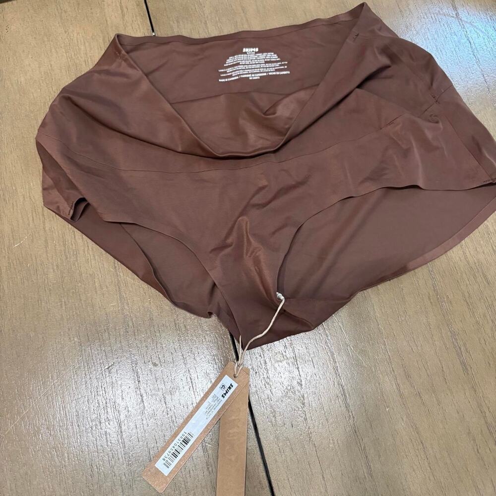 Skims brown high waisted bikini bottoms